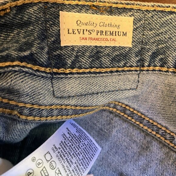 NWT ~ Levi's 501 Original Men's Blue Straight Leg Big E Jeans Size 30 x 30 - Picture 10 of 15